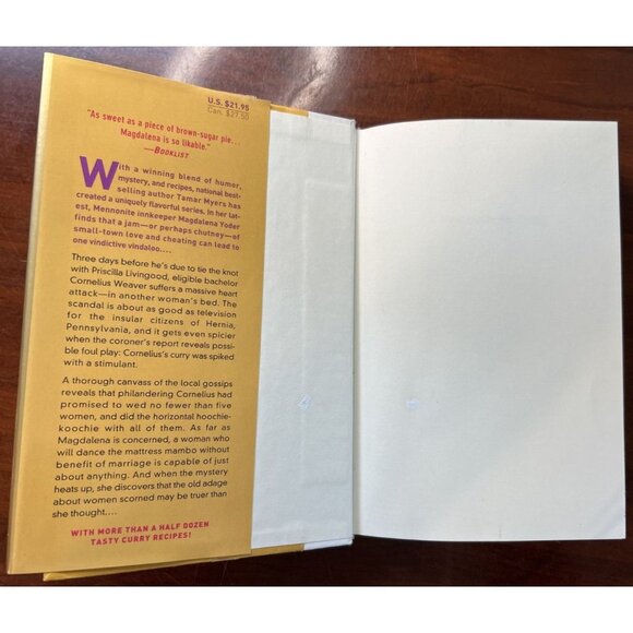 Hell Hath No Curry: A Pennsylvania Dutch Mystery 1st Print Hardcover Book - Picture 2 of 9